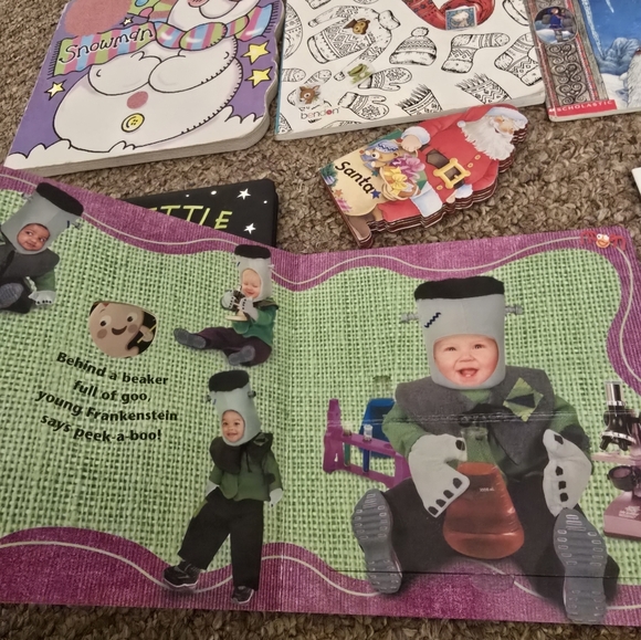 Christmas Halloween Coloring Book Set - Picture 3 of 6